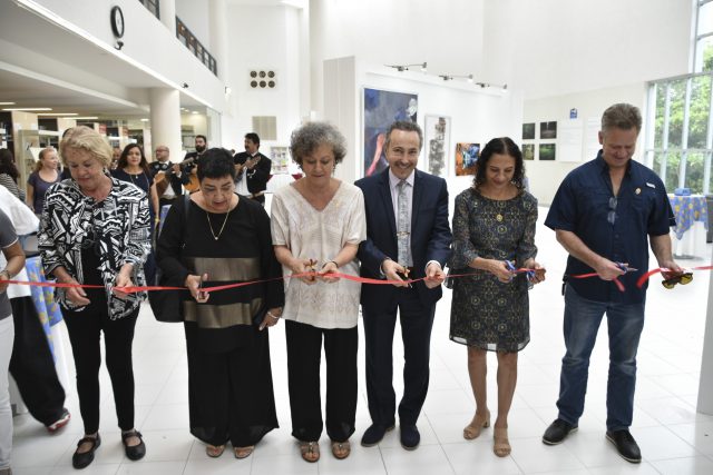 Water for life, Exposición Internacional de Arte, Tercera Edición, Cancún, Quintana Roo, México. Actos de apertura de la exposición.