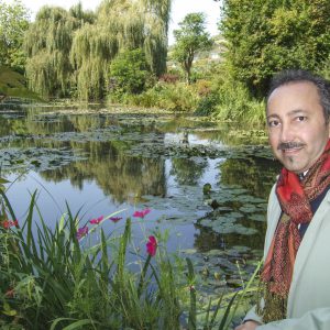 Antoine Gaber visite le jardin de Claude Monet à Giverny