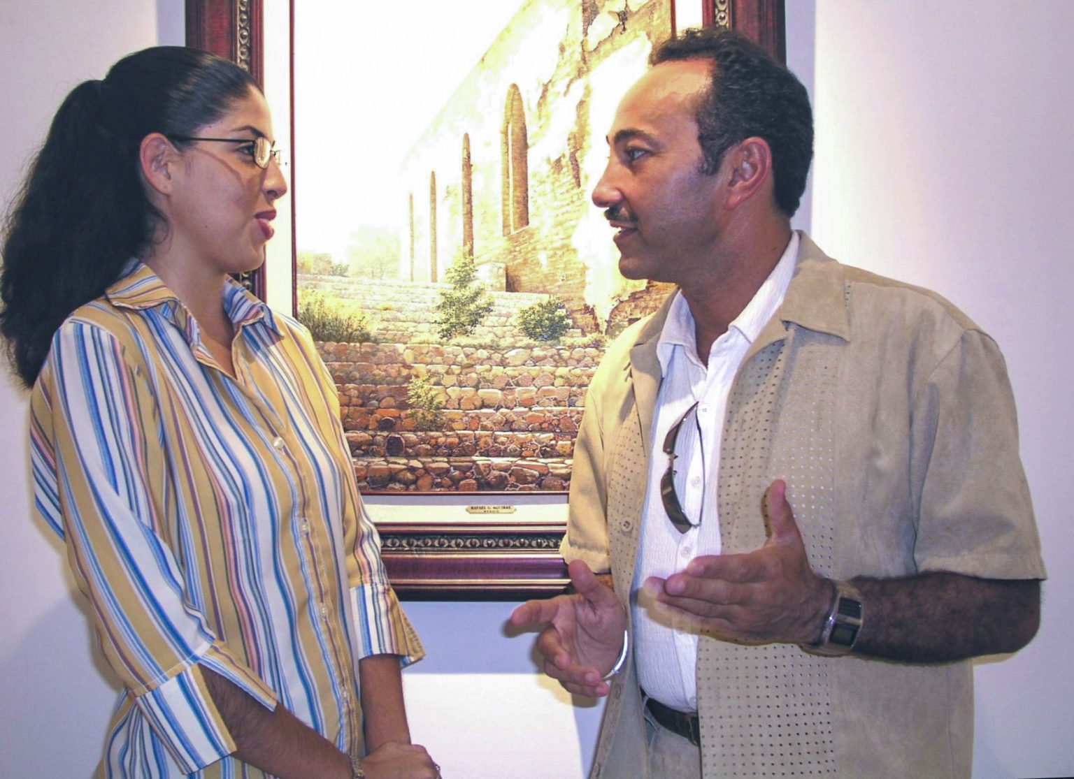 Antoine Gaber “PASSION FOR LIFE” solo Exhibition at El Museo de la Isla de Cozumel, Isla de Cozumel, Quintana Roo, México. TV Interview with Journalist from Sabor Caribeno.