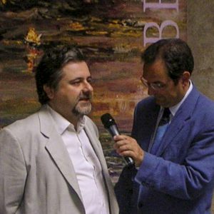 Media interview of Dr. Giampaolo Trotta, art critic commenting about Antoine Gaber, “Passion for Life”, Solo Exhibition at the Museum and Cloister “Museo Diocesano della Chiesa di Santo Stefano” in Florence, Italy.