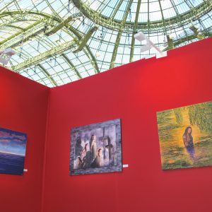 L’evento artistico PASSIONE PER LA VITA di Antoine Gaber nel Grand Palais des Champs Elysées a favore del Institut Curie.