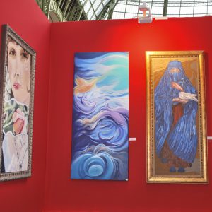 L’exposition d’art PASSION POUR LA VIE d’Antoine Gaber a été lancée à Paris au Grand Palais des Champs Elysées; un événement visant à appuyer l’Institut Curie.