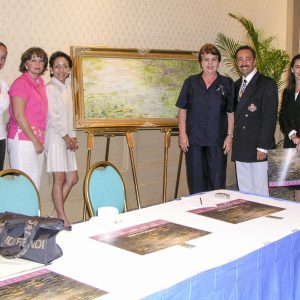 Press Conference for the Passion for Life solo exhibition at the Hotel Presidente Intercontinental, Cancún Resort Art Gallery.