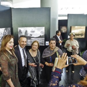 L'inaugurazione ufficiale al pubblico della Mostra Internazionale d'Arte personale “PASSION FOR LIFE”, solo Mexico 2017 di Antoine Gaber, al Senato della Repubblica del Messico, Città del Messico, México.