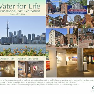 Water for Life, exposition internationale d'art, deuxième édition, pages du catalogue.