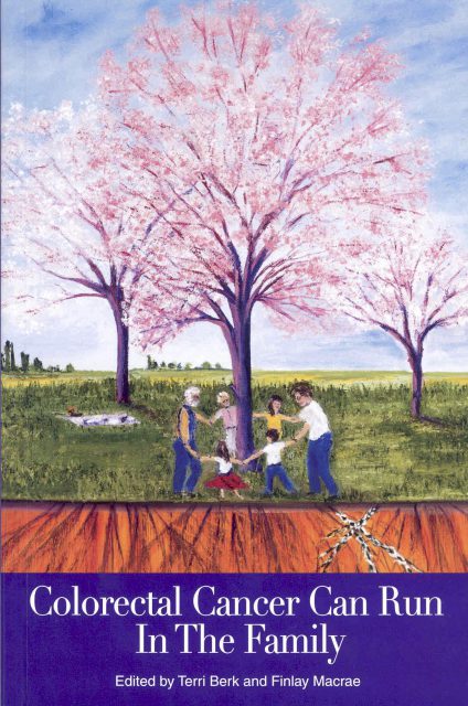 Gaber’s illustration and Promotion of a Book about Inherited Colorectal Cancer. In 2006, Gaber, contributed in the development of a special painting used as the cover image design for a patient education book on Familial Colorectal Cancer titled “Colorectal Cancer Can Run in the Family “.